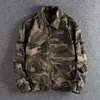 Vestes pour hommes 2023 arrivée coton tissé hommes revers veste volante ample et polyvalent automne Camouflage manteau d'extérieur 276