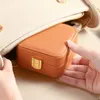 Jewelry Boxes Casegrace PU Leather Mini Jewelry Box Organizer for Jewelry Earrings Necklace Ring Storage Casket Travel Portable Jewellery Case 230225