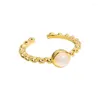 ウェディングリングJianery Trendy Opal for women men boho Jewelry Finger Wholesale 2023