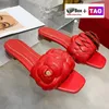 With Box Slippers Women Fashion Flat Slide Sandals Lady Shoes Rubber Luxury Designer Moccasins Casual Outdoor Beach Sandal Size 34-40