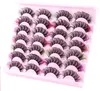 14 Pairs Colorful False Eyelashes Extension Reusable Wispy Thick Colored Strip Lashes Dramatic Fluffy Eye Lash