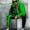 Męskie dresy 2 sztuki męskie ubrania na siłownię dres codzienny sportowe zestawy dla mężczyzn Hip Hop Ropa Hombre zestaw Zipper Jacker ołówkowe spodnie Streetwear