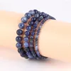 Strand Naturel Bleu Sodalites Pierre Bracelet Perles Bijoux Cadeau Pour Hommes Magnétique Protection De La Santé Femmes Fil Élastique 6 8 Mm