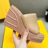 Sexy Women slide high heels sandal slipper luxury design shoes Fashion square head sandals leathers super quality. size35-42