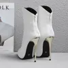 Boots Size 3448 Sexy Shoe 12cm High Heel Women Black Point Toe Ankle Autumn Dress Shoes 230227