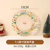 Bowls Christmas Themed Tableware Household Salad Noodle Bowl Fruit For Multicooker Cute Transparent Kitchen