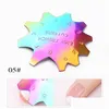 Nail Form Colorf Art Manicure French Template Steel Plate Model Easy Line Edge Crystal Tool Drop Delivery Health Beauty Salon Dhnex