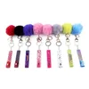 네일 트리트먼트 긴 네일 키 체인 카드 클립 키 ​​반지 신용 카드 PLER POMPOM KEYCHAINS 아크릴 직불 은행 횡단기 드롭 배달 DHBQS