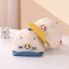 M557 Spring Summer Infant Baby Kids Baseball Hat Cartoon Smile Letter Embroidery Peaked Cap Boys Girls Ball Cap Hats Sunhat