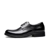 Scarpe eleganti NPEZKGC Marca Classic Black Men Dress Shoes Moda uomo scarpe Lace Up Men Oxford Shoes R230227