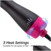 Fers à friser One Step Sèche-cheveux Brosse Lisseur Bigoudi Sèche-cheveux électriques avec peigne Air Iron Drop Livraison Produits Voiture DHC6A