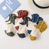 Femmes chaussettes 5 paires/lot été décontracté mignon couleur bonbon coton Invisible drôle taille 35-41