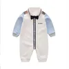 Yiering Baby Casuary Romper Boy Gentleman Style Onesie for Autumn Baby Jumpsuit 100％CottonLJ201023326R