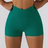 Kadınlar için Yoga Kıyafetleri Egzersiz Kıyafetleri Dikişsiz Nervürlü Kesme Fermuar Kırpma Üst Tank Şort Streç Spor Tayt Yoga Seti Kıyafetler Spor Seti 230227