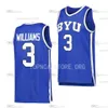 2023 BYU Cougars College Basketball Jersey Spencer Johnson Trey Stewart Atiki Ally Tanner Hayhurst Gideon George Trevin Knell Nate Webb