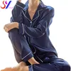 Kvinnors sömnkläder Kvinnor Silk Satin Pyjamas Pyjamas Set Sleepwear Pijama Pyjamas Suit Female Sleep Two Piece Set Women's Loungewear Plus Size 230227