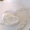 Pasy modne kobiety kwiat Pearl pasek elegancki łańcuch paski damskie luksusowe marka projektantka sukienka paska talii dziewczęta pasa 280 Z0223