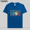 メンズTシャツvinbrandmnヴィンテージ1990限定版青少年レトロのTシャツの夫ギフトアイデアTシャツメイドTシャツ