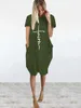 Günlük Elbiseler Yaz Elbise Harajuku Çiçek Baskı Mektup Gevşek Siyah T-Shirt Kore Kısa Kollu Streetwear Katı Sevimli Kadın Yensiz