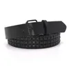 Bälten Pyramid Fashion Rivet Belt Men Kvinnor Punk Punk Rock med Pin Buckle Belt Midjeband Z0223