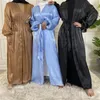 Abbigliamento etnico Limited Abaya islamico Hijab Tacchino musulmano da donna Abito lungo in raso Arabo marocchino Caftano per matrimoni Takchita