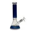 10 Inch Tall Beaker Bong Hookahs Water Pipe Glass Dab Rig Diffusion Percolate Clear Joint size 14.4mm PG3007
