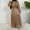 Abbigliamento etnico Limited Abaya islamico Hijab Tacchino musulmano da donna Abito lungo in raso Arabo marocchino Caftano per matrimoni Takchita