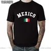 Herr t skjortor mexico flagga skjorta mode t-shirt o-hals mexikanska män kvinna t-shirt 2023 kort ärm solid casual tee o nacktoppar