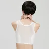 Women's Shapers S-3XL Trans Vest Shirt Underwear Strengthen Bandage Reinforced Short Corset Tomboy Tank Tops Chest Shaper Breast Binder