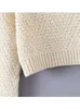 Dames truien vrouwen herfst winter gebreide trui jumpers mode schattige slanke coltrui korte pullover trui vrouwelijk crop top 230227