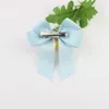 Nieuwe mode Long Ribbon Hair Bow Barrettes Haarclips Girls Hairgrips Ponytail Clips For Kids Hairpins Hair Accessoires 1747