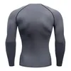 Men's T Shirts T-shirt Men's Tracksuit Rashgarda MMA Long Sleeves Top Compression Shirt Bodybuilding Fitness Casual Men Brand Clothing