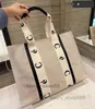 Shopping Bags Travel Duffle Bag Classic Shopping designer Women Handbags Woody Tote Shopping Handbag Canvas Linen Large Beach Luxury Designer Crobody Sho