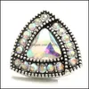 car dvr Clasps Hooks Noosa Snap Jewelry Triangle Rhinestone Buttons Fit Diy 18Mm Button Bracelet Necklace Christmas Gift Drop Delivery Fin Dhj1R