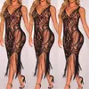 Kadın Mayo Kadınlar Bandaj Bodycon Dow Out Dantel Tığ Maması Kıyafet Bikini Kapak Plaj Yumuşak Sundress