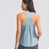 Aktive Shirts BARE RACERBACK Atmungsaktive Fitness-Gymnastik-Sportweste für Damen, ärmellos, schnell trocknend, einfarbig, Workout-Tanktops mit nacktem Laufgefühl