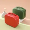 Kozmetik organizatör depolama çantaları el bagaj sert kabuklu tuvalet güzellik su geçirmez büyük kapasite açık tuvaletler için düz renk Y2302