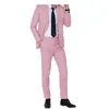 Trajes masculinos de fantasia de homens claros e cinza Homme Wedding Slim Fit Smok