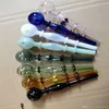 Color multi-wheel glass straight pipe Wholesale Glass Hookah, Glass Water Pipe Fittings, Smoking