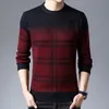 Herentruien Modemerk Trui Heren Truien Dikke Slim Fit Truien Truien Wollen Winter Koreaanse stijl Casual Kleding Heren 230227