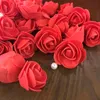 Decoratieve bloemen kransen lot 500 stks diameter 3 cm schuim rozen kunstmatige geschenken doos diy bruiloft kersthuis decor kunst materialen 230227