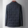 Męskie kurtki męskie kurtka parkas jesienna zima 2023 Casual Lightweight Coats Single Berted Onymie odzież Veste de Baseball Homme