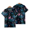 Camisas casuales para hombres Camisa personalizada de verano Po Face - Botón de manga corta hacia abajo Regalos hawaianos para hombres Camisas de fiesta en la playa para hombres