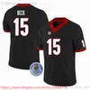 NCAA Football Jersey College 15 Carson Youth Beck Maglie 150th Nero Bianco Rosso per Uomo Donna Bambini Ragazzi