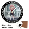 Orologi da parete Orologio anime Design moderno Creativo Reloj De Pared Ornamenti semplici Decorazioni per la casa desktop per soggiorno camera da letto