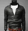 Men's Jackets Men Autumn Motorcycle Causal Vintage Leather Jacket Coat Men Outfit Fashion Biker Zipper Pocket Design PU Leather Jacket Men 230227