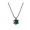 Auto DVR Hanger Kettingen Natuurlijke rode Carneliaanse schildpad Kristal Women Charka Helende Tortoise Sieraden Ketting 18 Voor feest in cadeauzakken Drop Dh0qe