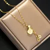 Pendant Necklaces Korean Fashionable Neck Chain Heart Jewelry 2023 Ladies Stainless Steel Necklace Fairy Aesthetic Gift For GirlfriendPendan