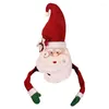 Decorazioni natalizie Topper per albero Decorazioni superiori durevoli e divertenti Simpatico pupazzo di neve o Babbo Natale per ornamento domestico