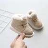 Pierwsze Walkers Winter Baby Boots 0-2 lata Toddler Soft Bottom Boots Baby Keep First Walkers Non-Slip SHG039 230227